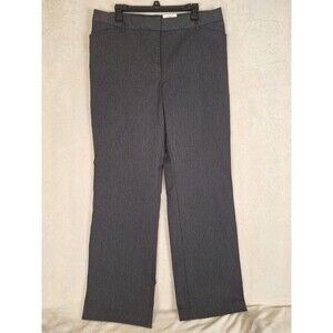 Womens 16 Time And True Gray Stretch Millennium Pant NWT Straight Office 36x31.5